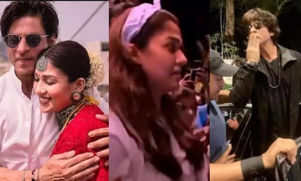 SRK visits Nayanthara's house in chennai (Image Source: Twitter)