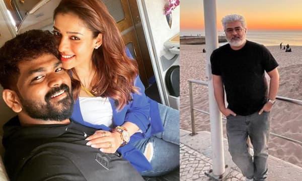 Nayanthara & Vignesh and Ajith  (Image Source: Instagram)