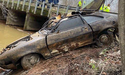 അരുവിയില്‍ മുങ്ങിപ്പോയ കാര്‍ പൊക്കിപ്പോള്‍ കണ്ടത് 50 അസ്ഥികള്‍ ; 1976 ഉണ്ടായ മിസ്സിംഗ് കേസിന് 47 വര്‍ഷത്തിന് ശേഷം ഉത്തരം...!!