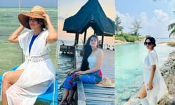 മാലിദ്വീപില്‍ അവധി ആഘോഷിച്ച് മൃണാളിനി രവി; ചിത്രങ്ങള്‍