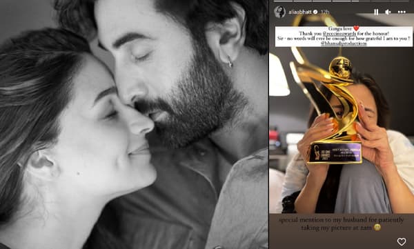 ബെസ്റ്റ് ആക്ടര്‍ അവാര്‍ഡ് നേടി ആലിയ, രാത്രി 2 മണിക്ക് ഫോ​ട്ടോഗ്രാഫറായി രണ്‍ബീര്‍ കപൂര്‍