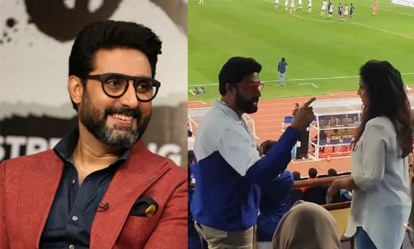 ചെന്നൈയിന്‍ എഫ് സിയുടെ മത്സരം കാണാന്‍ ശാലിനിയും മകനുമെത്തി; ഇരുവരെയും സ്വീകരിച്ച് അഭിഷേക് ബച്ചന്‍