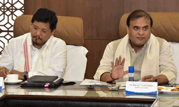 മേഘാലയയിലും ബിജെപി ഭരണത്തില്‍ പങ്കാളികളായേക്കും ; കോണ്‍റാഡ് സാംഗ്മയും ഹിമന്ത ബിശ്വാസും കൂടിക്കാഴ്ച നടത്തി