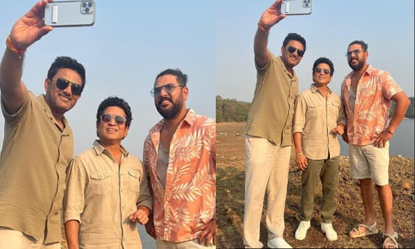 “ഗോവയിലെ ഞങ്ങളുടെ ദിൽ ചാഹ്താ ഹേ നിമിഷം!’’- കുംബ്ലെയ്ക്കും യുവരാജ് സിങ്ങിനുമൊപ്പമുള്ള ചിത്രം പങ്കുവച്ച് സച്ചിന്‍ ടെന്‍ണ്ടുല്‍ക്കര്‍