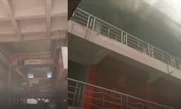 ചങ്ങരംകുളത്ത് ഇരുനില കെട്ടിടത്തിന് തീപിടിച്ചു, ബ്യൂട്ടി പാര്‍ലര്‍ പൂര്‍ണ്ണമായും കത്തി നശിച്ചു