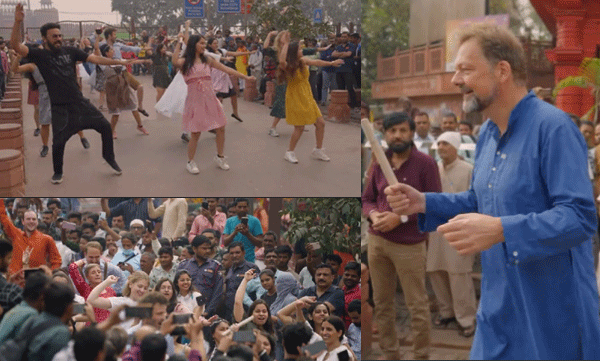 Dr Philipp Ackermann doing steps for RRR Movie Song (Image Source: Twitter)