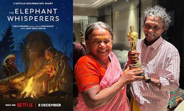 ഓസ്കാര്‍ കൈയില്‍ പിടിച്ച് ചിരിച്ച മുഖത്തോടെ ബൊമ്മനും ബെല്ലിയും; ചിത്രം പങ്കുവച്ച് സംവിധായിക കാര്‍ത്തികി ഗോണ്‍സാല്‍വസ്