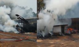 ചകിരി ഫാക്ടറിയില്‍ തീപിടുത്തം; അരയേക്കറോളം സ്ഥലത്തെ ചകിരി കത്തി നശിച്ചു