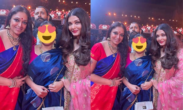 Aiswarya Rai Bachchan and shobana in Ponniyin Selvan 2 trailer launch (Image Source: Facebook)