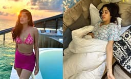 ഒരറ്റത്തു നിന്ന് മറ്റൊരു അറ്റത്തിലേക്ക്- ദിനചര്യയുടെ ചിത്രങ്ങള്‍ പങ്കുവച്ച് ജാഹ്നവി കപൂര്‍