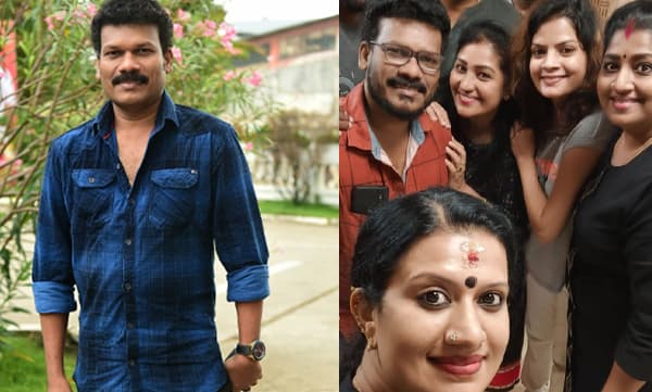 Vinod Kedamangalam with friends