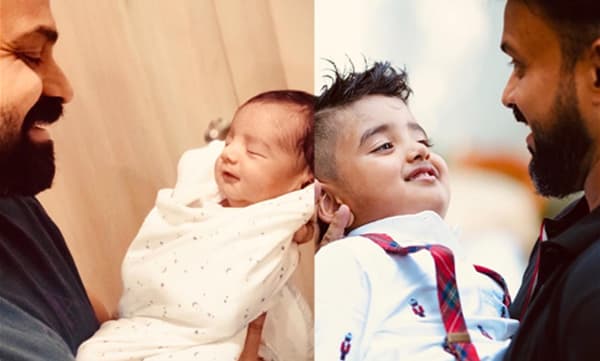 Kunchakko Boban and son Izahaak (Image Source: Instagram)