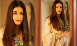 വശ്യമായ നോട്ടവും, ചുണ്ടിലൊരു ഇളം ചിരിയും- ഐവറി അനാർക്കലി സ്യൂട്ടില്‍ രാജ്ഞിയെപ്പോലെ തിളങ്ങി ഐശ്വര്യറായ്