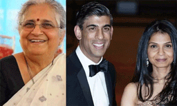 'എന്റെ മകള്‍ അവളുടെ ഭര്‍ത്താവിനെ യൂകെ പ്രധാനമന്ത്രിയാക്കി ഭാര്യയുടെ മഹത്വമാണ് ഇതിന് കാരണം' സുധാമൂര്‍ത്തി 