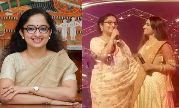 Collector Divya S Iyer with singer Manjari (Image Source: Facebook)