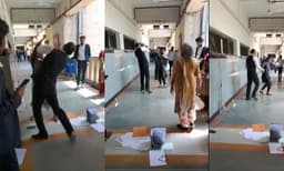 ഡല്‍ഹി കോടതിയില്‍ അഭിഭാഷകന്‍ സഹപ്രവര്‍ത്തകയുടെ മുഖത്തടിച്ചു; സംഭവം വൈറല്‍
