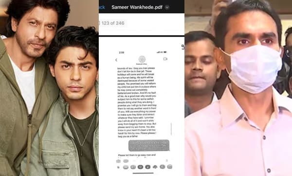 Sameer Wankhede shares wats app chat with Shah Rukh Khan