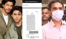 ‘‘ഒരു കുറ്റവാളിയായി മുദ്രകുത്തപ്പെടാതെ അവനെ തിരിച്ചുതരണം. അവന്റെ ഭാവി തകര്‍ക്കരുത്. ഒരു പിതാവിന്റെ അപേക്ഷയാണിത്’’ ഷാരൂഖുമായുള്ള ചാറ്റ് പുറത്തുവിട്ട് സമീര്‍ വാങ്ക്ഡെ