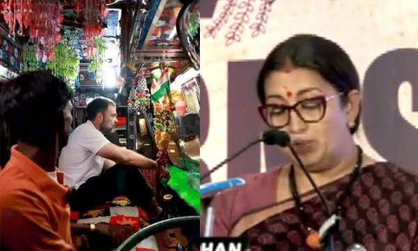 രാഹുലിനെ താന്‍ യുപിയില്‍ നിന്നും വയനാട്ടിലേക്ക് ഓടിച്ചു സ്മൃതി ഇറാനി ; രാഹുല്‍ ട്രക്ക് ഡ്രൈവര്‍മാരുടെ മന്‍ കീ ബാത്ത് കേള്‍ക്കുകയാണെന്ന് കോണ്‍ഗ്രസ്