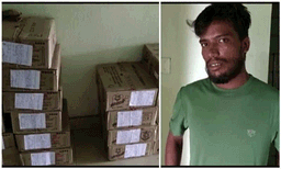 കാസര്‍ഗോഡ്  302 ലിറ്റര്‍ വിദേശ മദ്യം എക്സൈസ് സംഘം പിടികൂടി