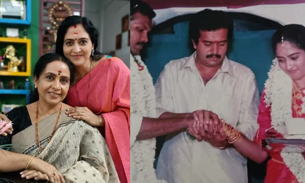 Sylaja Sreedharan Nair with saikumar and shobha mohan (Image Source: Instagram)