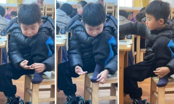 ഇപ്പോ ശരയാക്കിത്തരാം: കൈയ് വിരലും കാല്‍ വിരലും എണ്ണി കണക്കിന്റെ ഉത്തരം കണ്ട്പിടിച്ച് കുട്ടി: വീഡിയോ വൈറല്‍
