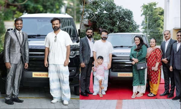 Kunchakko Boban  buys Land Rover Defender (Image Source: Instagram)