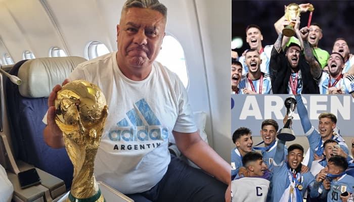 Chiqui Tapia mocked Mbappe words (Image Source: Twitter)