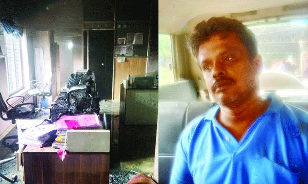 എത്ര അപേക്ഷിച്ചിട്ടും ലൈഫില്‍ വീടില്ല ; ഉദ്യോഗസ്ഥരുടെ അനാസ്ഥയെന്ന് ഫേസ്ബുക്ക് കുറിപ്പിട്ട ശേഷം 47 കാരന്‍ പഞ്ചായത്ത് ഓഫീസിനു തീയിട്ടു ; കമ്പ്യൂട്ടറുകളും രേഖകളുമെല്ലാം കത്തിനശിച്ചു