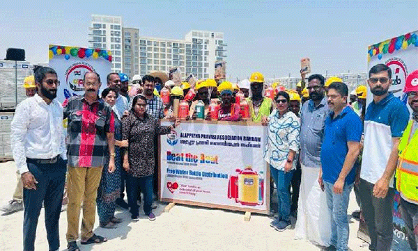 ആലപ്പുഴ പ്രവാസി അസോസിയേഷന്‍ വനിതാവേദി ‘ബീറ്റ് ദി ഹീറ്റ് ക്യാമ്പെയിന്‍’ നടത്തി