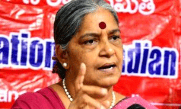 സര്‍ക്കാര്‍ സ്‌പോണ്‍സേര്‍ഡ് കലാപമെന്ന പരാമര്‍ശം; ആനിരാജക്കെതിരെ രാജ്യദ്രോഹ കുറ്റം ചുമത്തി മണിപ്പൂര്‍ സര്‍ക്കാര്‍