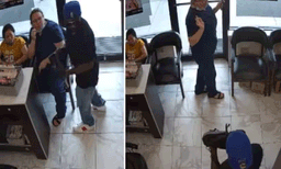 സലൂണിലെത്തിയ കള്ളന്‍ ആയുധംകാട്ടി ഭീഷണിപ്പെടുത്തി, ആരും മൈൻഡ് ചെയ്തില്ല,  ഇളിഭ്യനായ കള്ളൻ പിന്നെ ചെയ്തത്...