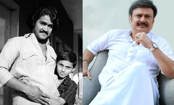 Baiju and Mohanlal (Image Source: Facebook)