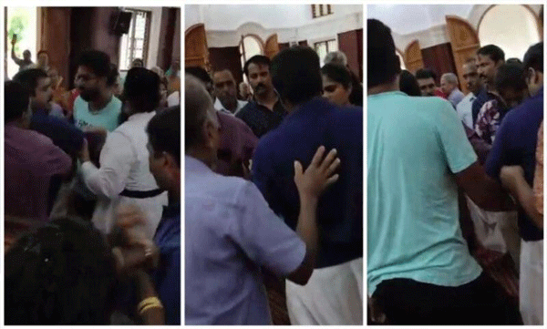 ചെങ്ങന്നൂർ തോനയ്ക്കാട് സെൻറ് ജോർജ് ഓർത്തഡോക്സ് പള്ളിയിൽ സംഘർഷം