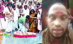 അഞ്ചുവയസ്സുകാരിയുടെ അന്ത്യകര്‍മ്മങ്ങള്‍ ചെയ്യാന്‍ പൂജാരിമാര്‍ വിസമ്മതിച്ചെന്ന പരാമര്‍ശം ; മാപ്പു പറഞ്ഞ് ചാലക്കുടി സ്വദേശി രേവദ് ബാബു