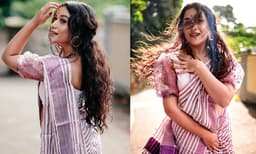 ‘സാരി വെറുമൊരു വസ്ത്രമല്ല, അതൊരു വികാരമാണ്...’’ സാരിയില്‍ സ്റ്റൈലിഷ് ലുക്കില്‍ പാര്‍വ്വതി കൃഷ്ണ 