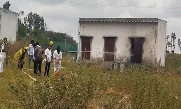 പടക്ക ഗോഡൗണലുണ്ടായ പൊട്ടിത്തെറിയില്‍ പരിശോധനക്കെത്തിയ റവന്യൂ വകുപ്പ് ഉദ്യോഗസ്ഥനടക്കം മൂന്ന് പേർക്ക് പരിക്കേറ്റു