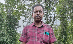 രണ്ടേക്കറില്‍ 21 ഇനം കുരുമുളക്, ഒരേക്കറില്‍ റബ്ബര്‍; പറമ്പിലെ തേങ്ങ കൊണ്ട് വെളിച്ചെണ്ണ ; ചെറുതേനും വന്‍തേനും പടുതാക്കുളത്തില്‍ മത്സ്യകൃഷിയും ; ബൈജുമോന് സംസ്ഥാന കര്‍ഷകജ്യോതി 