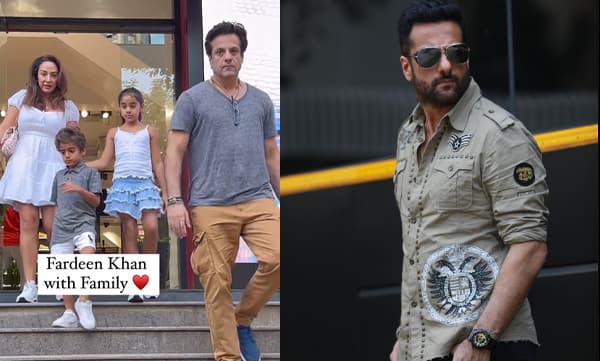 Fardeen Khan with family (Image Source: Instagram)