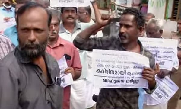 ആലപ്പുഴയില്‍ കര്‍ഷകരുടെ കരിദിന ആചരണം; തടയാന്‍ സിപിഎം, സംഘര്‍ഷം