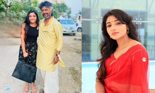 Mirnaa Menon with Rajanikanth