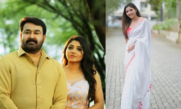 Mirnaa Menon with Mohanlal