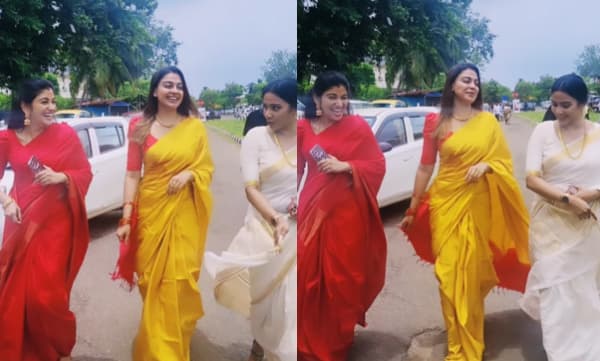 Anusree, Shivada and Aditi Ravi (Image source: Instagram)