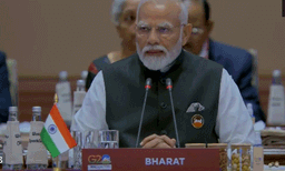 ജി20 യില്‍ ആഫ്രിക്കന്‍ യൂണിയന് അംഗീകാരം ; പ്രധാനമന്ത്രിയുടെ നെയിംബോര്‍ഡില്‍ 'ഇന്ത്യ' യ്ക്ക് പകരം 'ഭാരത്'