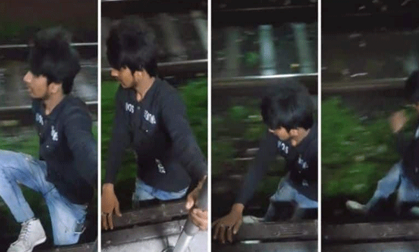 ഓടുന്ന ട്രെയിനില്‍ അഭ്യാസ പ്രകടനം നടത്തി  റീല്‍സ് ചിത്രീകരണം: യുവാവിനെതിരെ കര്‍ശന നടപടി സ്വീകരിച്ച് റെയില്‍വെ പോലീസ് 

