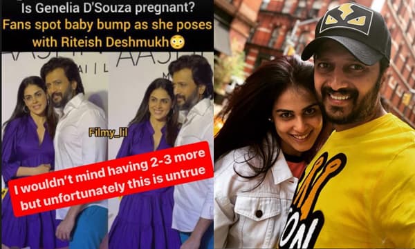 ജെനീലിയ വീണ്ടും ഗര്‍ഭിണിയോ? പ്രതികരണവുമായി റിതേഷ് 
