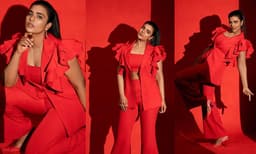 ചുവപ്പില്‍ നിങ്ങളെ കാണാന്‍ എന്തൊരു ഭംഗിയാണ്; സ്‌റ്റൈലിഷ് ലുക്കില്‍ ആരാധകരുടെ മനം കവര്‍ന്ന് ഐശ്വര്യ രാജേഷ് 
