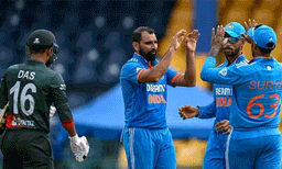 ബംഗ്ലാദേശിനെതിരെ ഇന്ത്യക്ക് ടോസ് ; ഇന്ത്യന്‍ ടീമില്‍ അഞ്ച് മാറ്റങ്ങള്‍