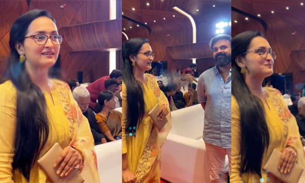 Sangeetha in chaver movie audio trailer launch  (Image source: Instagram)