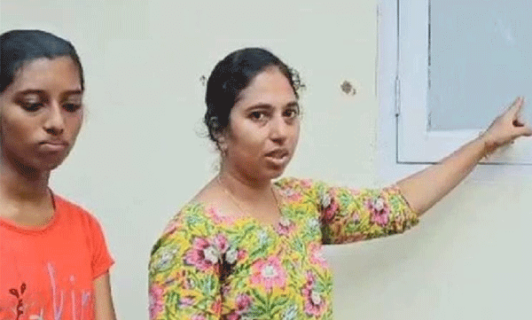 പോലീസിന്റെ ഷൂട്ടിങ്പരിശീലനത്തിനിടെ വീട്ടിലേക്ക് വെടിയുണ്ട, കഷ്ടിച്ച് രക്ഷപ്പെട്ട് പെൺകുട്ടി